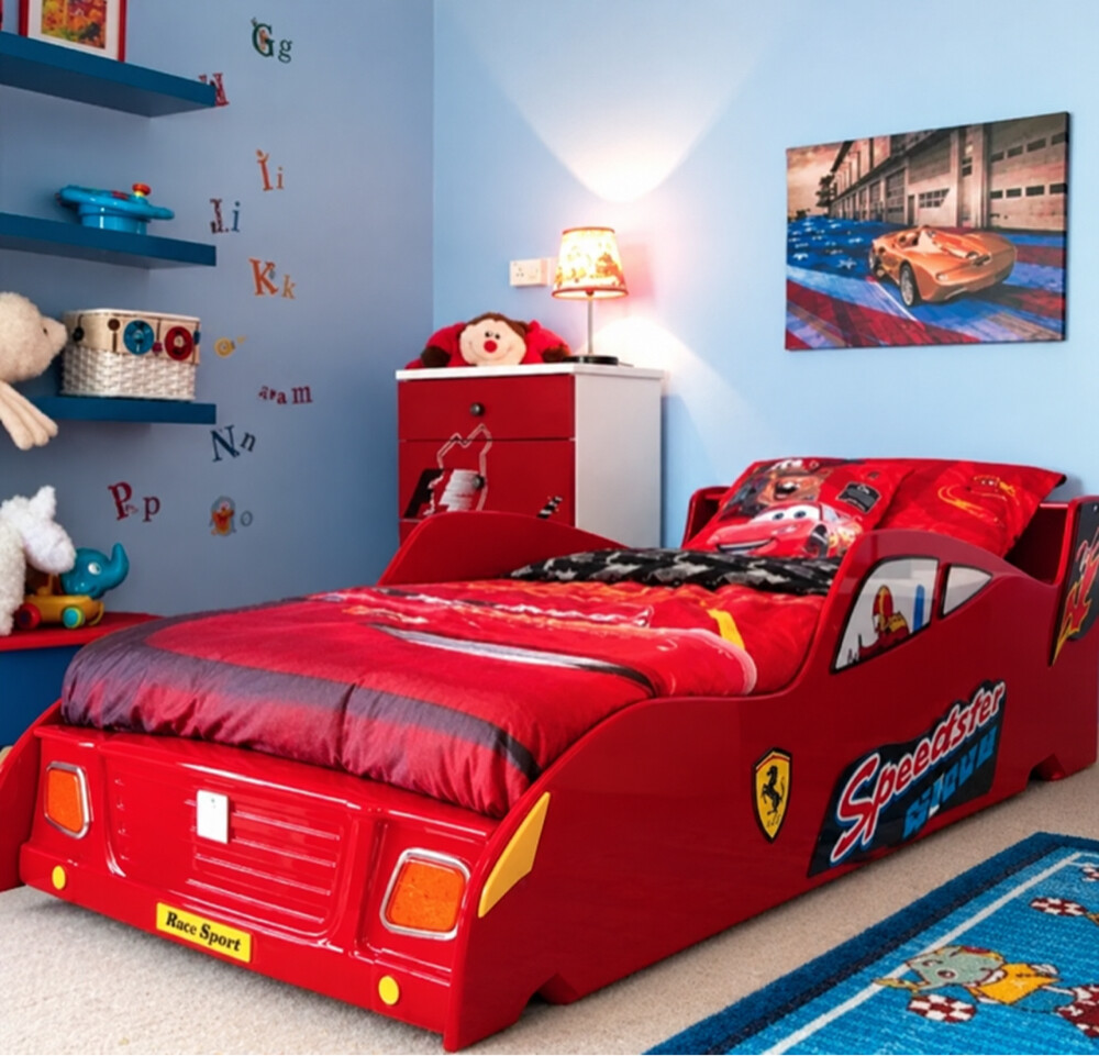 Red Race Car Kids’ Bed for Sale – S - 1