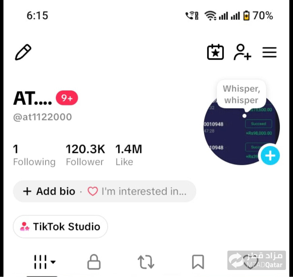tiktok accound - 1