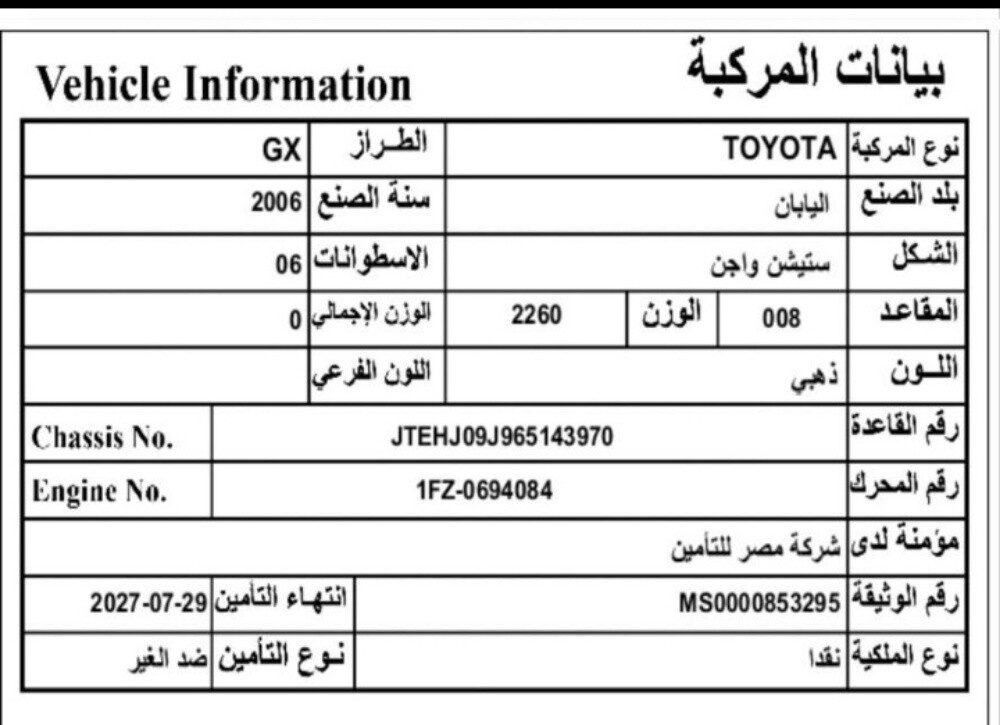 Toyota Land cruiser GX 2006, - 2