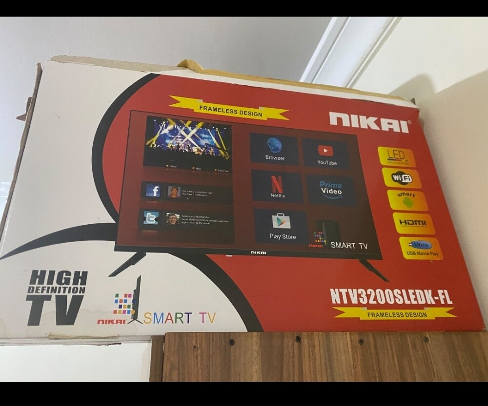 TV nikay 32 smart box android - 1