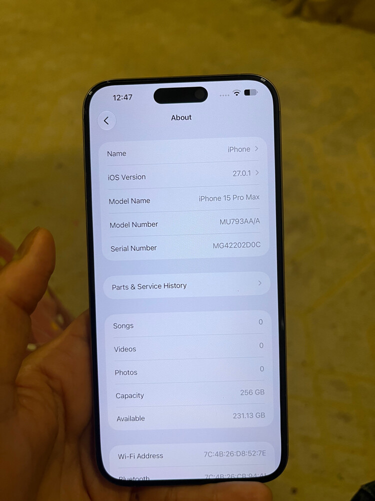 iphone 15 promax 256 85% - 2
