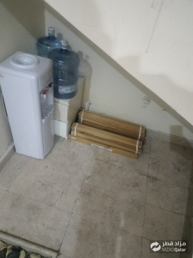 Ikea bed . table. water dispenser. - 2