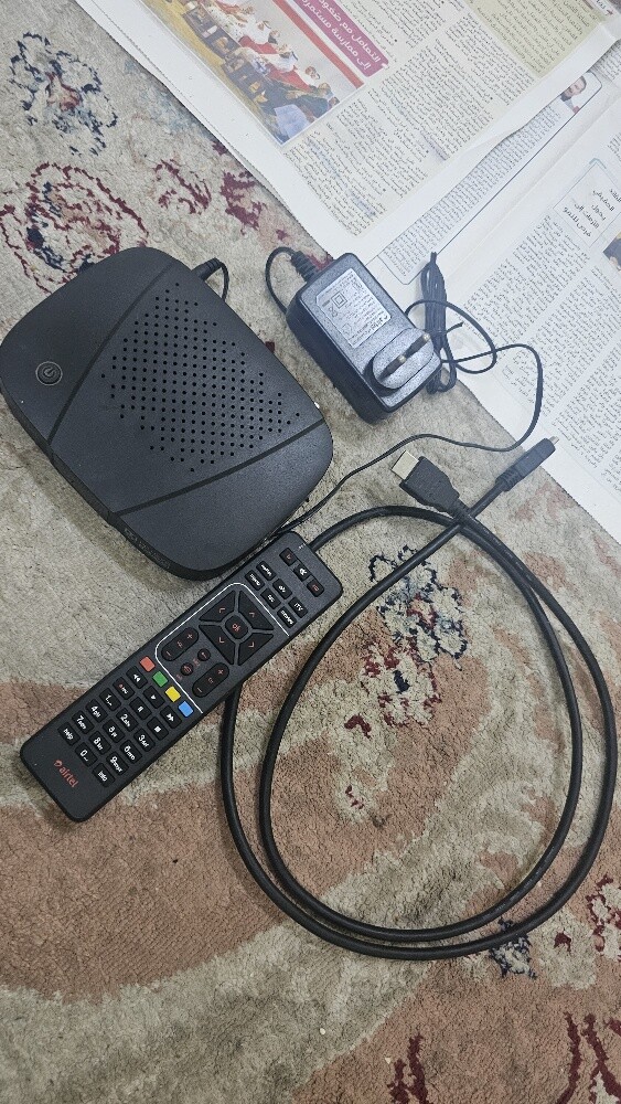 Big dish with  air tel reciever - 3