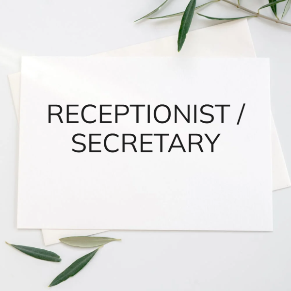 RECEPTIONIST / SECRETARY - 1
