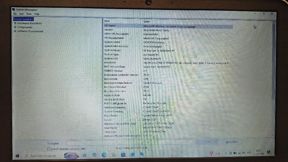 Hp pavilion 15 notebook - 10