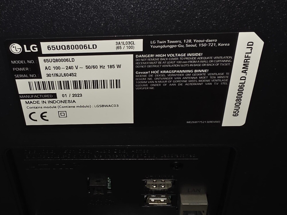 LG 65 INCH UHD 4K ULTRA SMART TV - 3