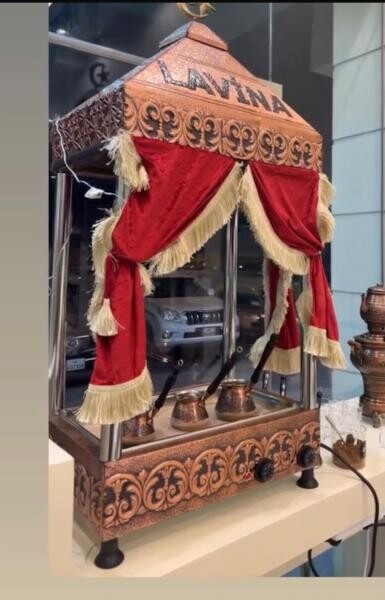 ماكينة قهوة نحاس تركي - 4