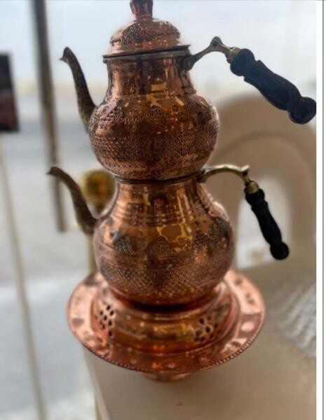 ماكينة قهوة نحاس تركي - 1