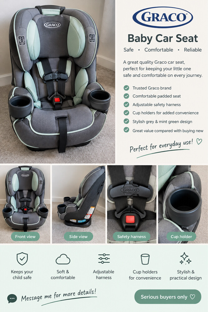 baby car chair - 1