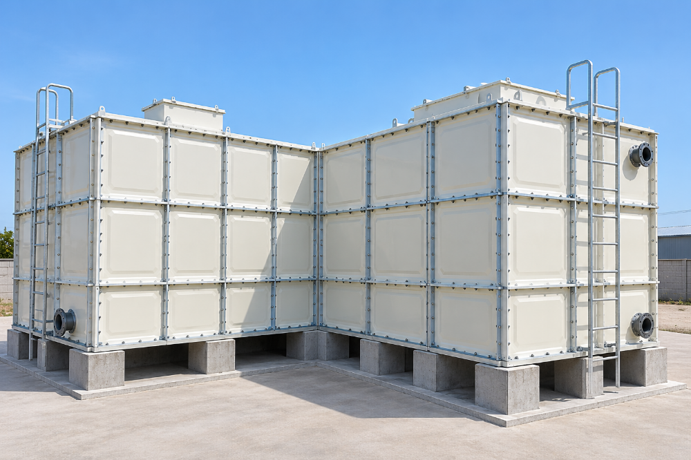 GRP sectional panel water tank - 3