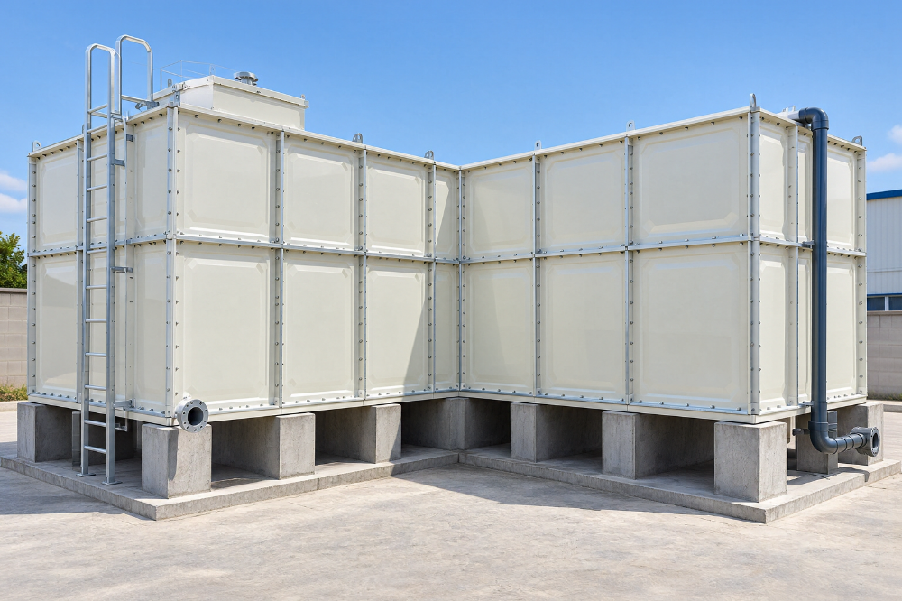 GRP sectional panel water tank - 2