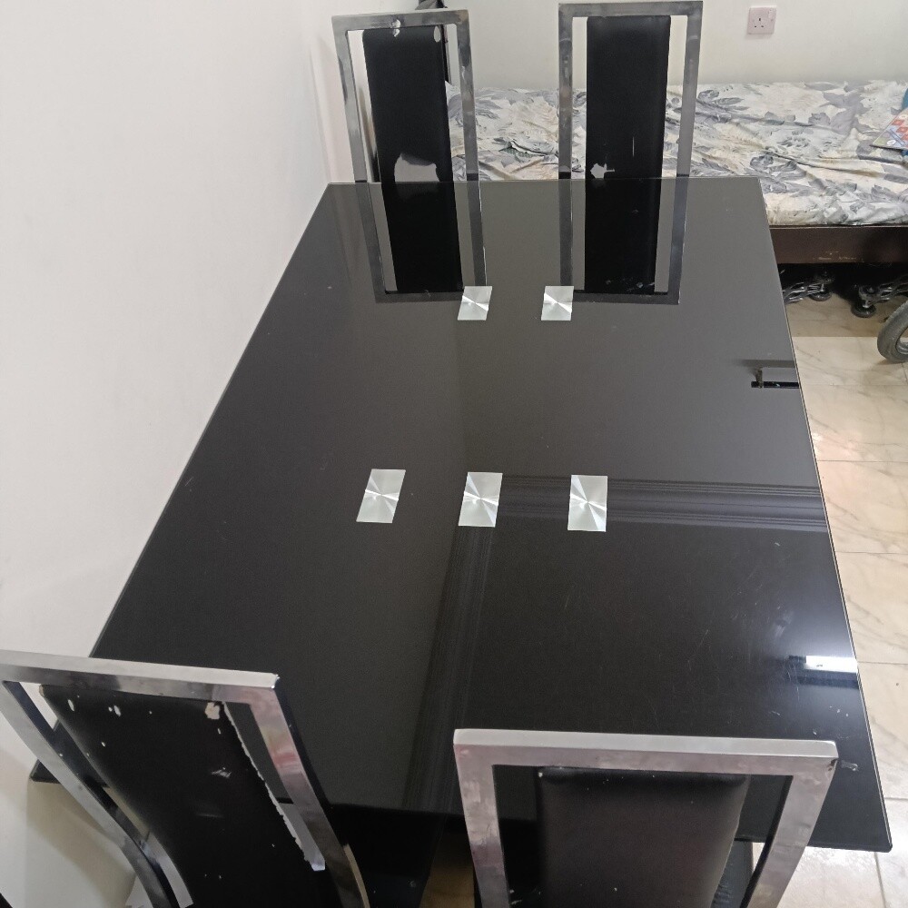 BIG TABLE WITH 4 CHAIRS - 4