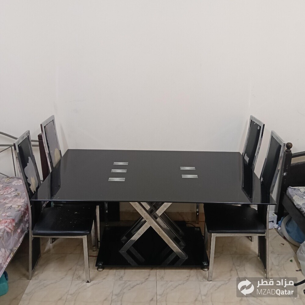 BIG TABLE WITH 4 CHAIRS - 1