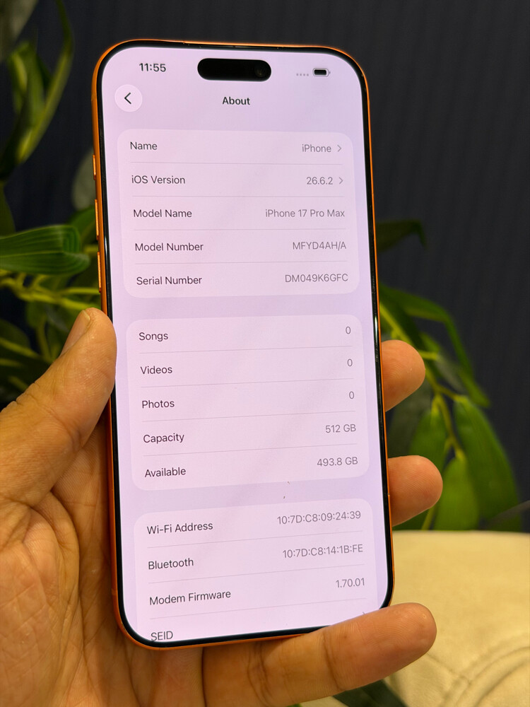 iPhone 17 Pro Max 512 GB 95% - 5