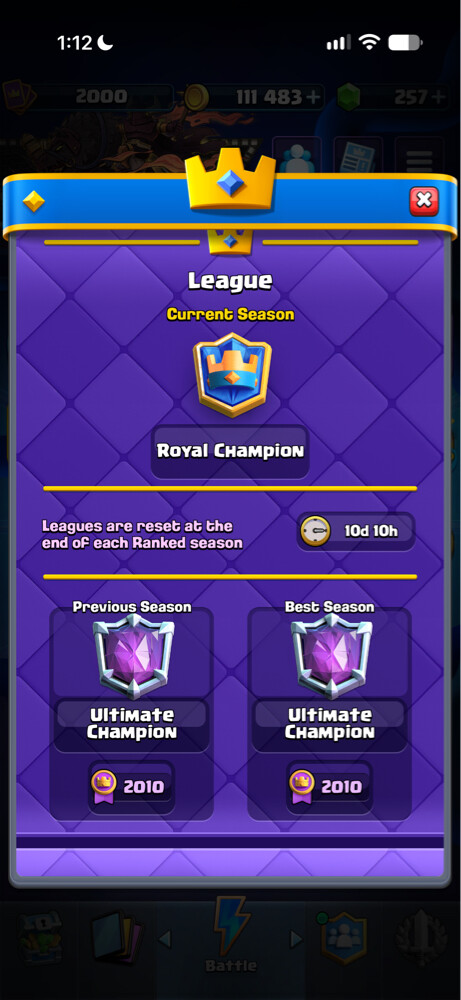 clash royale account  - 18