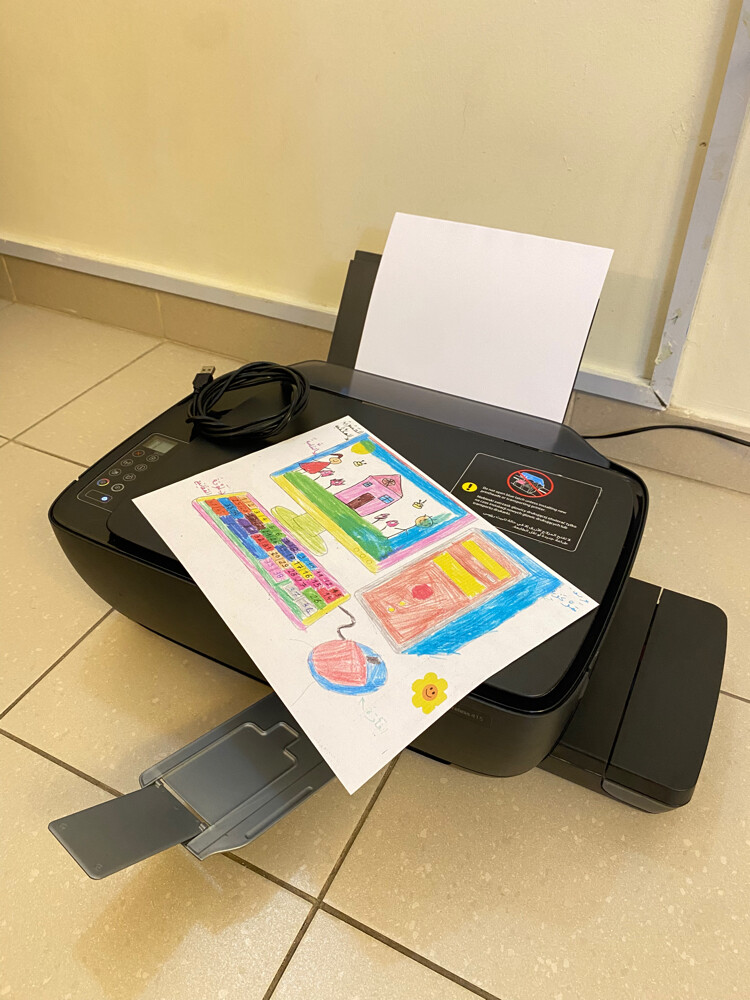 hp wifi color printer full ink tank - 2