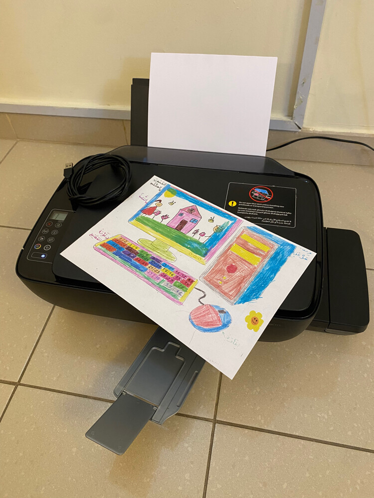 hp wifi color printer full ink tank - 6