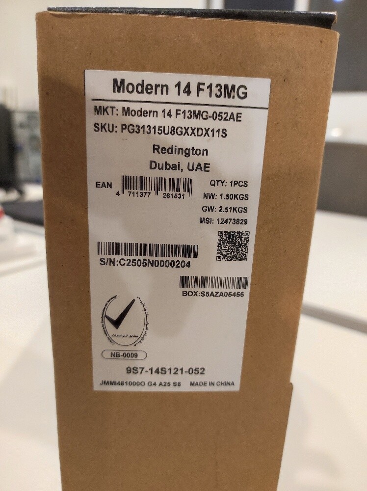 MSI Modern 14 Laptop for Sale - 3
