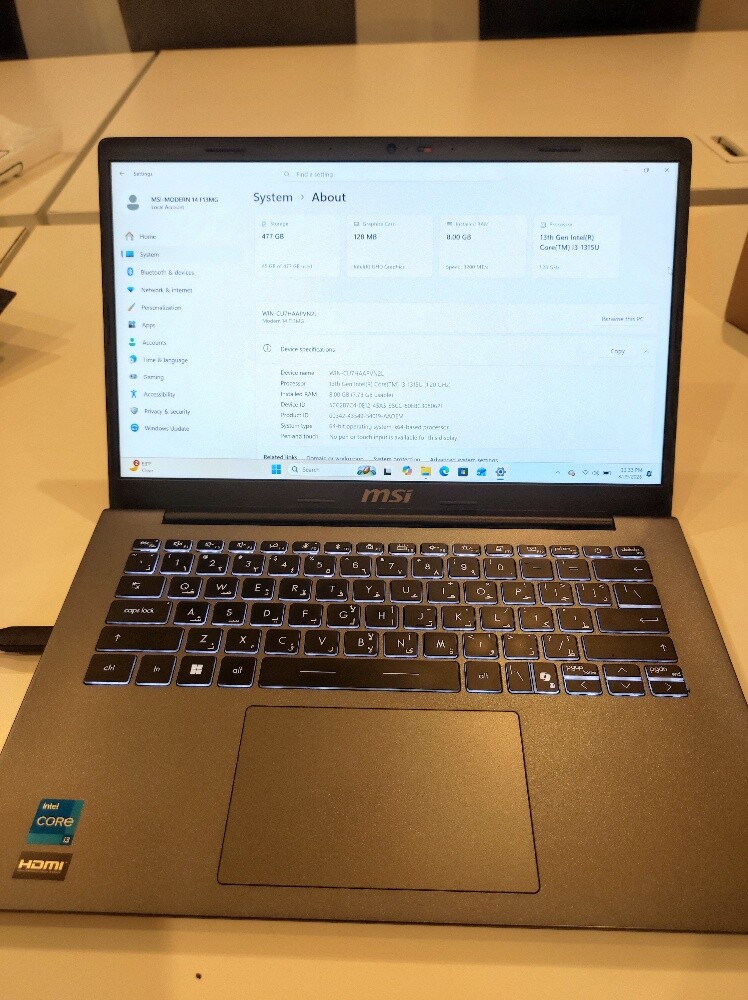 MSI Modern 14 Laptop for Sale - 14