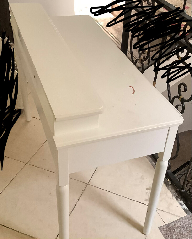 طاولة مكتب/تسريحة متعددة استخدام - 4
