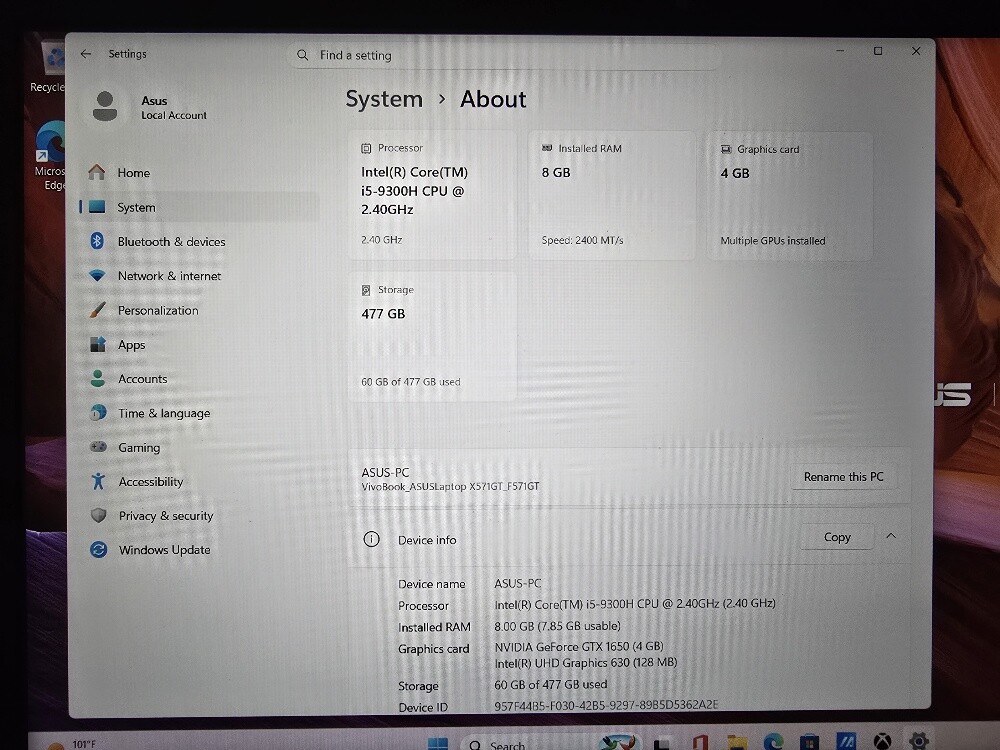 اسوس لابتوب غيمينغ - 3