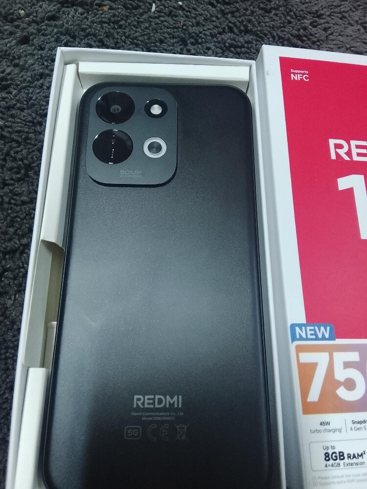 Redmi 17 mobile phone with box and - 1
