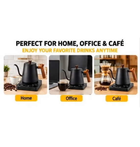DENX Electric Gooseneck Kettle 1L - 3