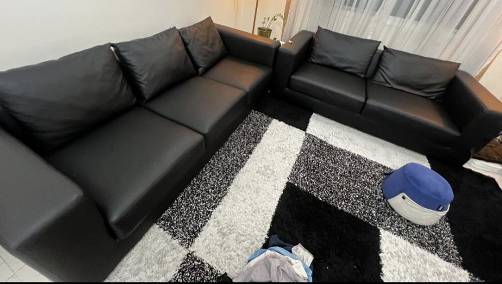 three and two seater sofa for sale - 1