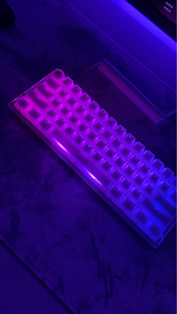 ducky 1 3 mini aura clear white  - 4