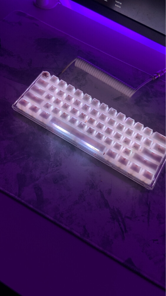 ducky 1 3 mini aura clear white  - 7