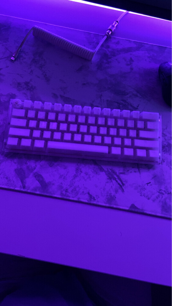 ducky 1 3 mini aura clear white  - 2