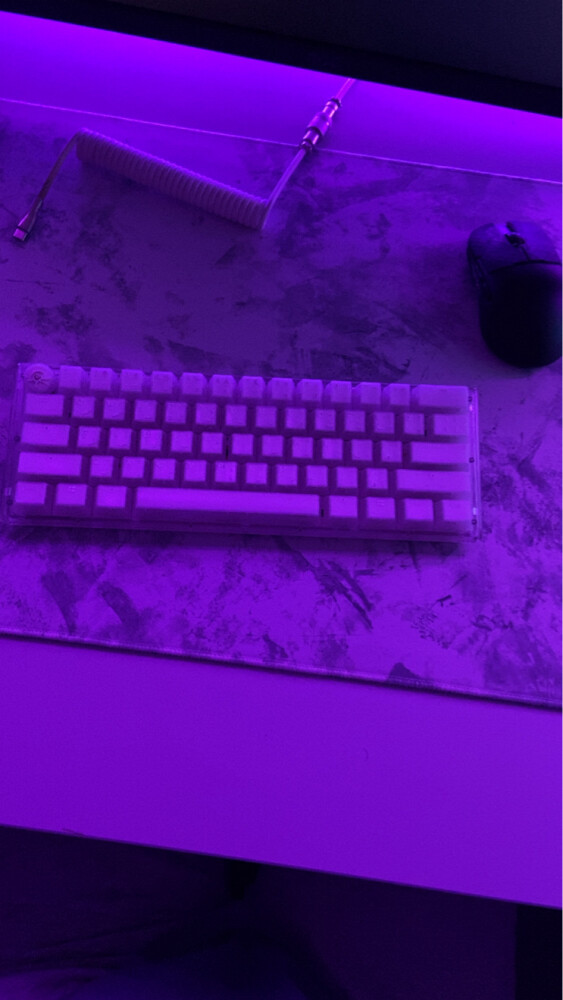 ducky 1 3 mini aura clear white  - 3