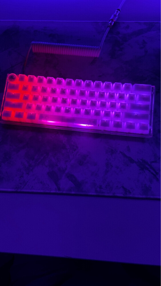 ducky 1 3 mini aura clear white  - 6