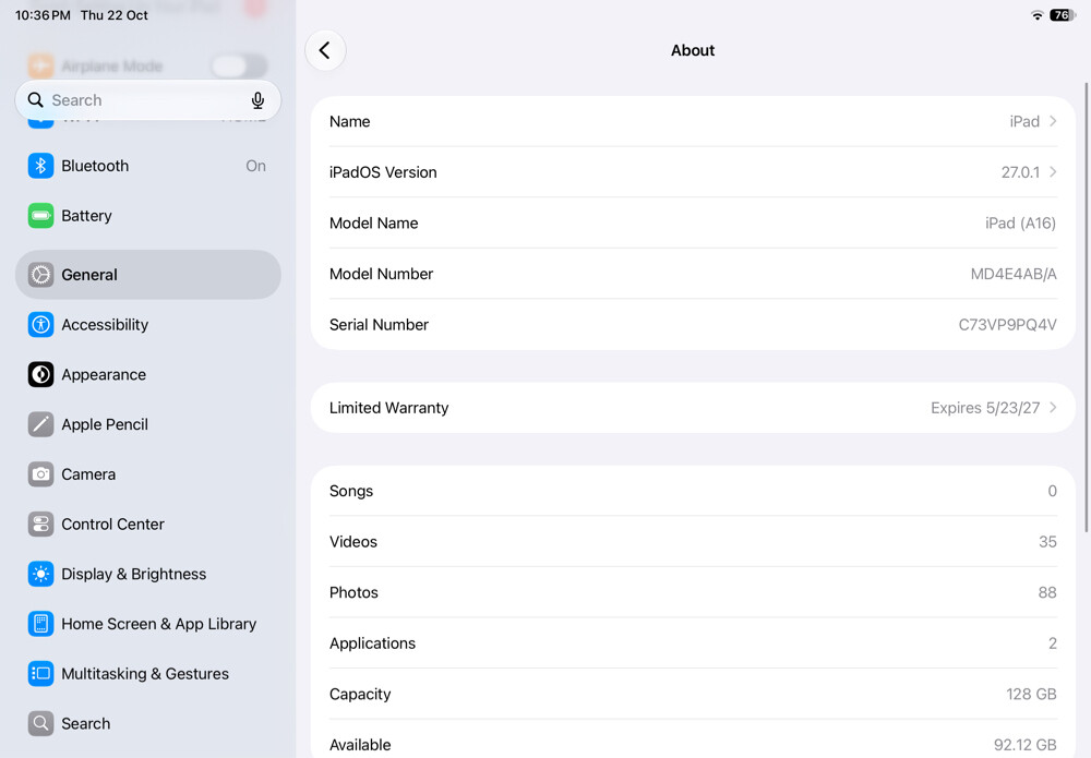 iPad A16 for sale - 3
