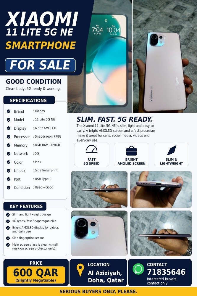 Xiaomi 11 Lite 5G NE for Sale - 1