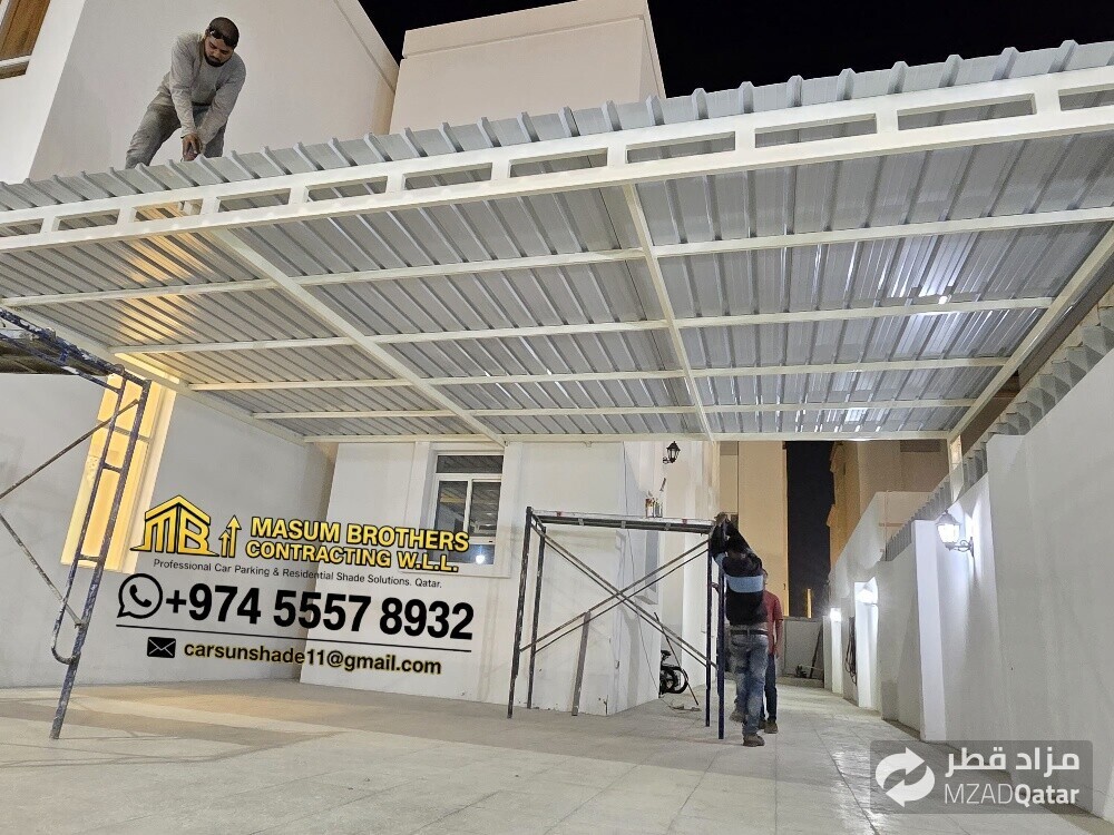 Fabric Car Parking Sunshade Qatar - 9