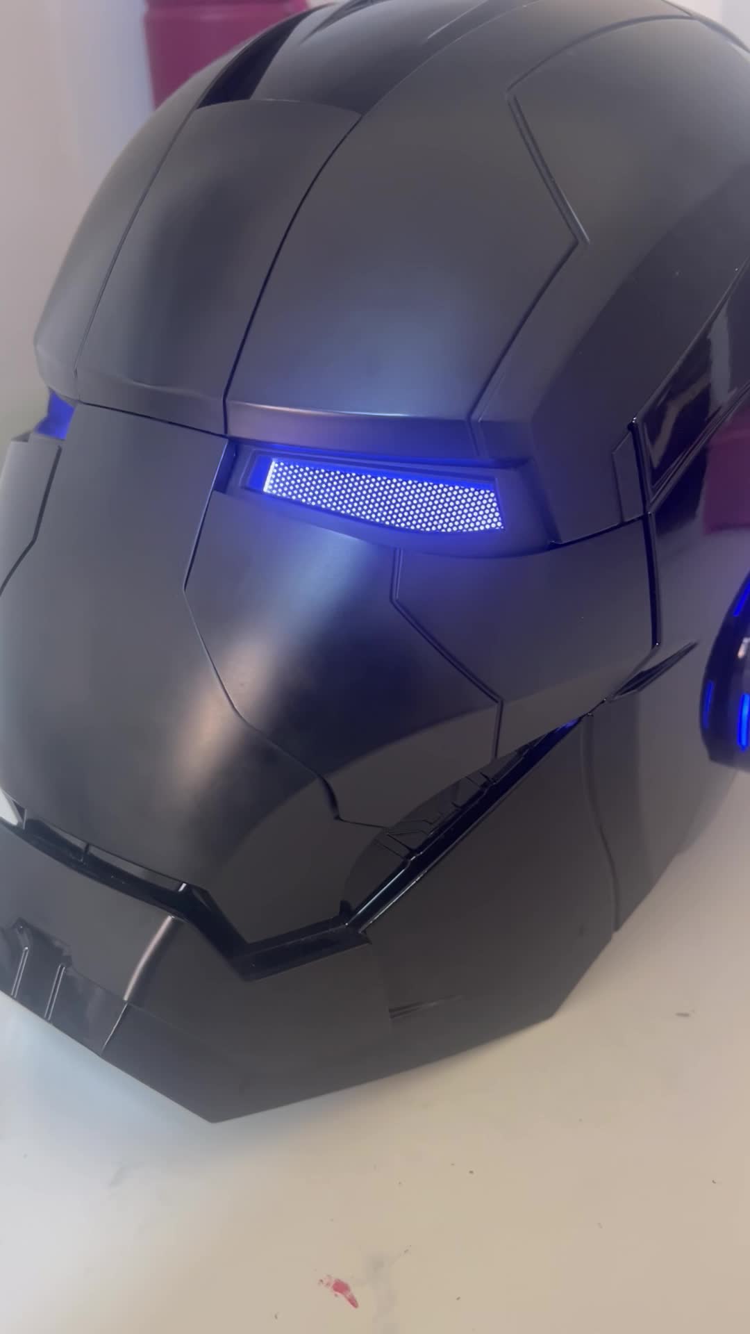 Iron man helmet mk5 black color - 5