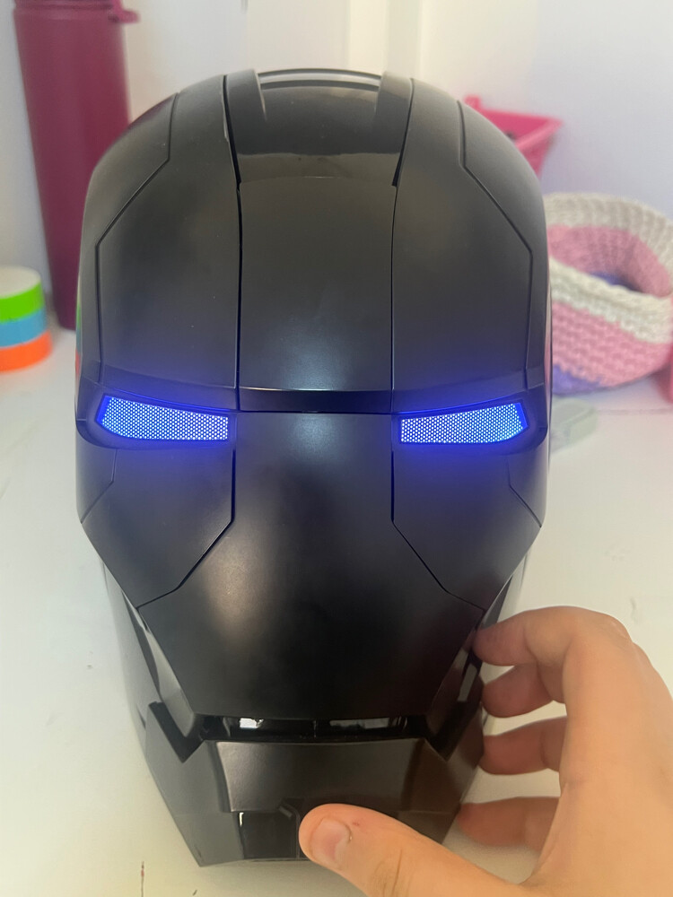 Iron man helmet mk5 black color - 2