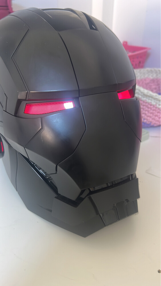 Iron man helmet mk5 black color - 1