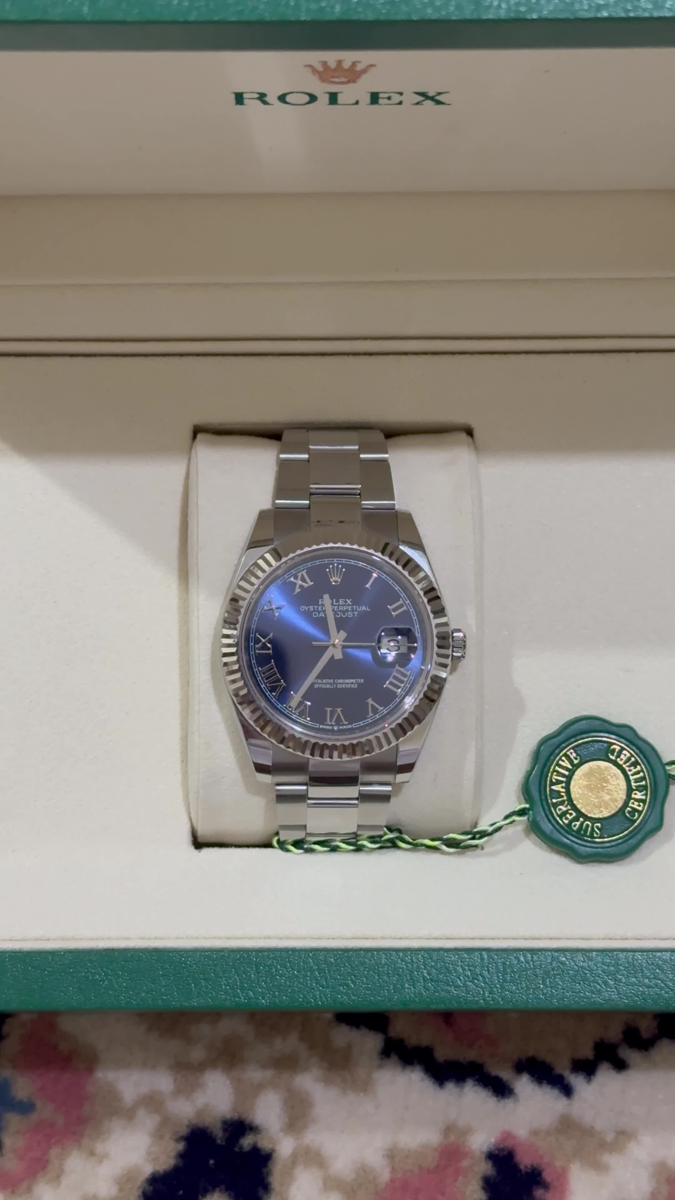 ROMEN DIAL 1:1 BLUE DIAL  - 2