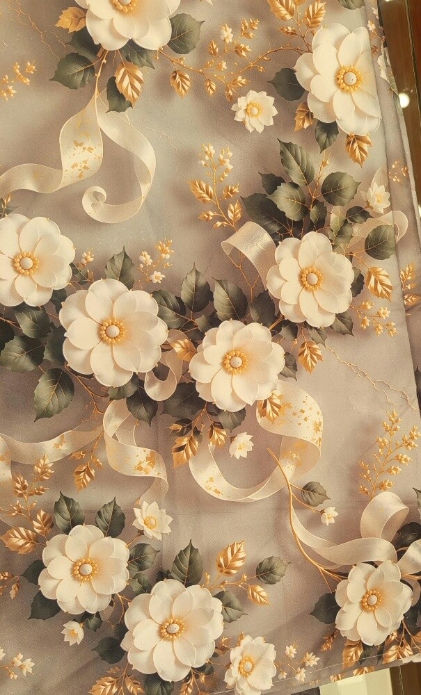 3D pakistani fabric bedsheets new - 1