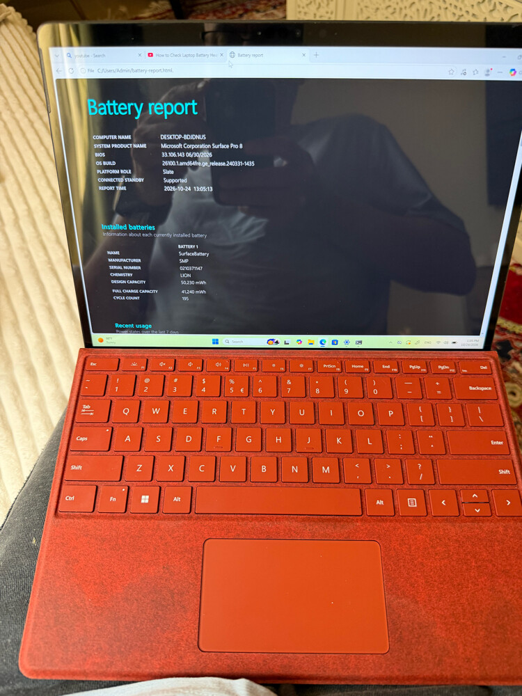 Surface Pro 8 i5 8GB keyboard pen 2 - 11