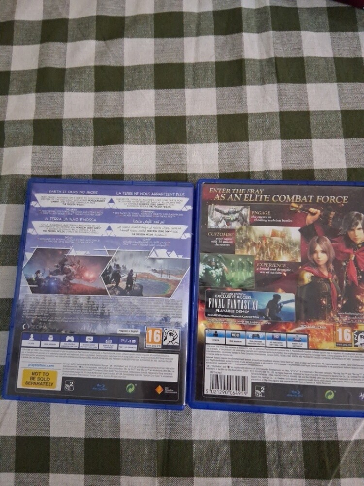 ps4 CD  horizon and final fantasy - 4