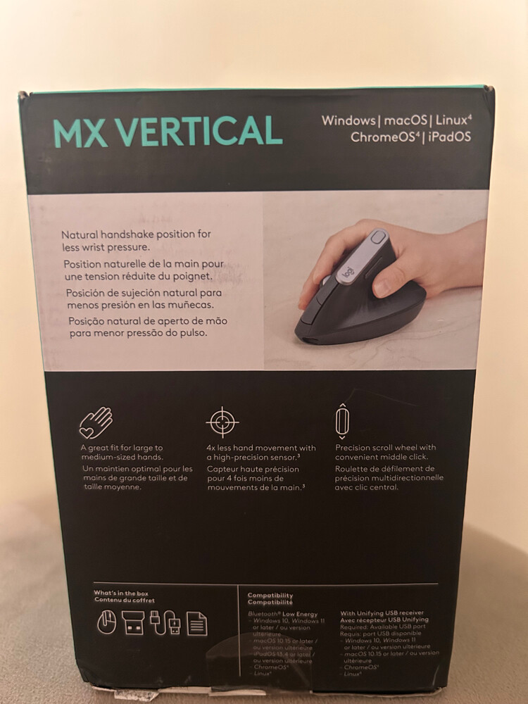 Logitech MX Vertical Advanced Ergon - 5