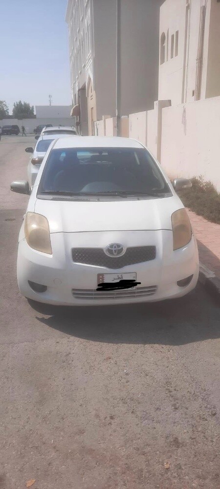 White 2006 Toyota Yaris Hatchback for sale .. Engine, gear, and A/C in good condition - 2