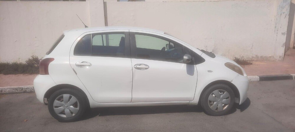 White 2006 Toyota Yaris Hatchback for sale .. Engine, gear, and A/C in good condition - 1