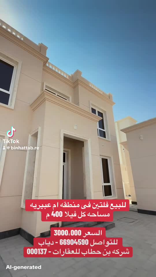 للبيع فلتين جداد فى ام عبيريه  - 1