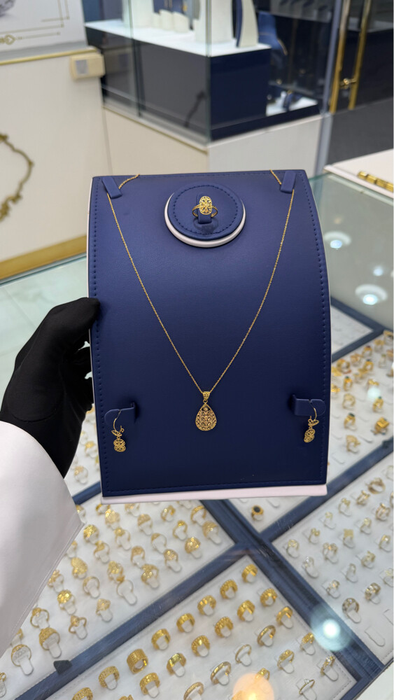 اطقم ذهب عيار 21 بحريني - 2