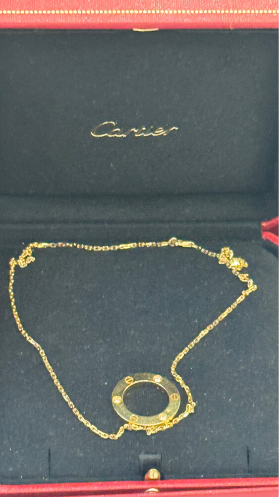 Cartier  necklace gold and diamond  - 6