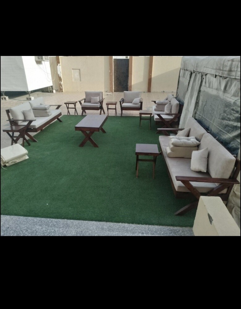 كراسي وطاولات خشب - 3